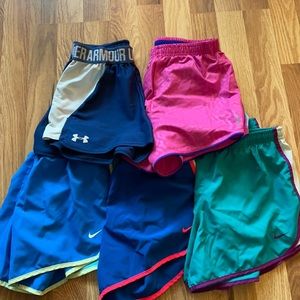 Assortment of athletic shorts